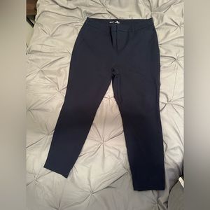 Old navy navy blue pixie ankle pant high rise size 14